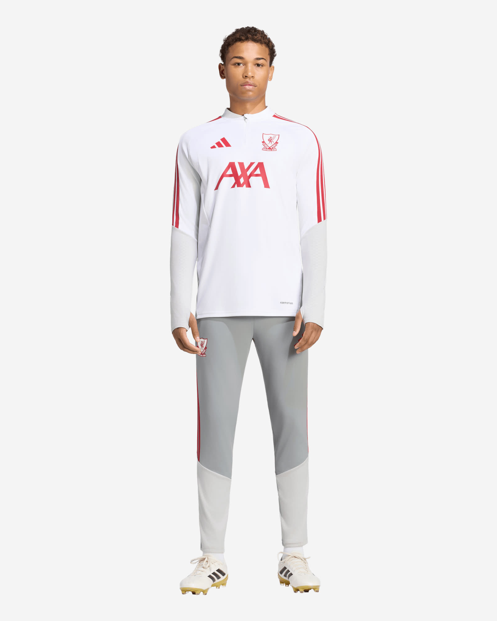 LFC adidas Mens 26/27 European Tiro Training Pants Grey - Image 4