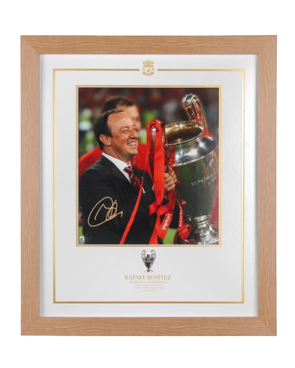 LFC Signerad Benitez Istanbul inramad bild - Image 1