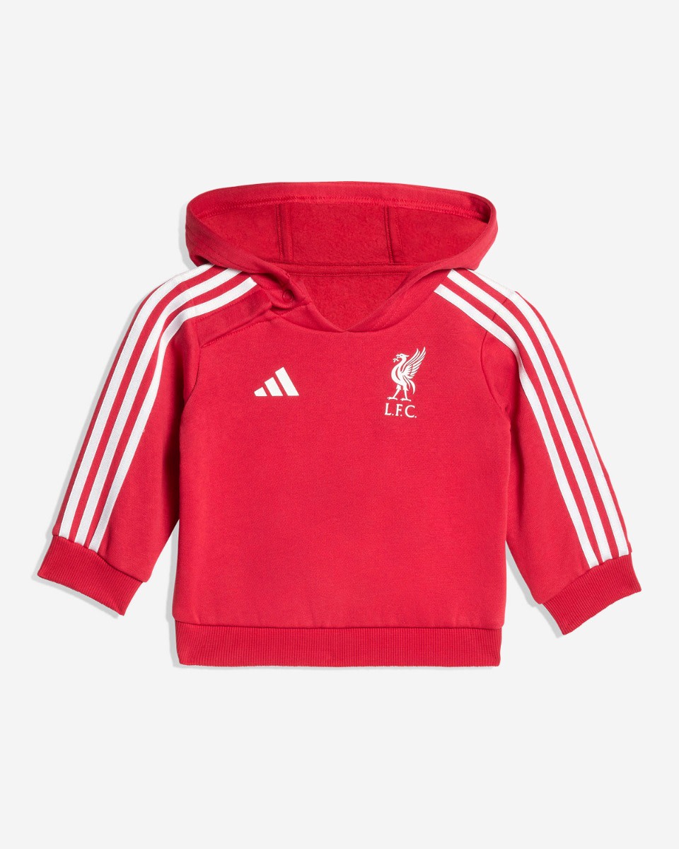 LFC adidas Baby & Toddler 25/26 DNA Tracksuit Red - Image 2