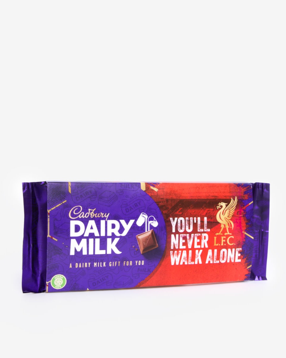 LFC X Cadbury 110g Dairy Milk - Image 3