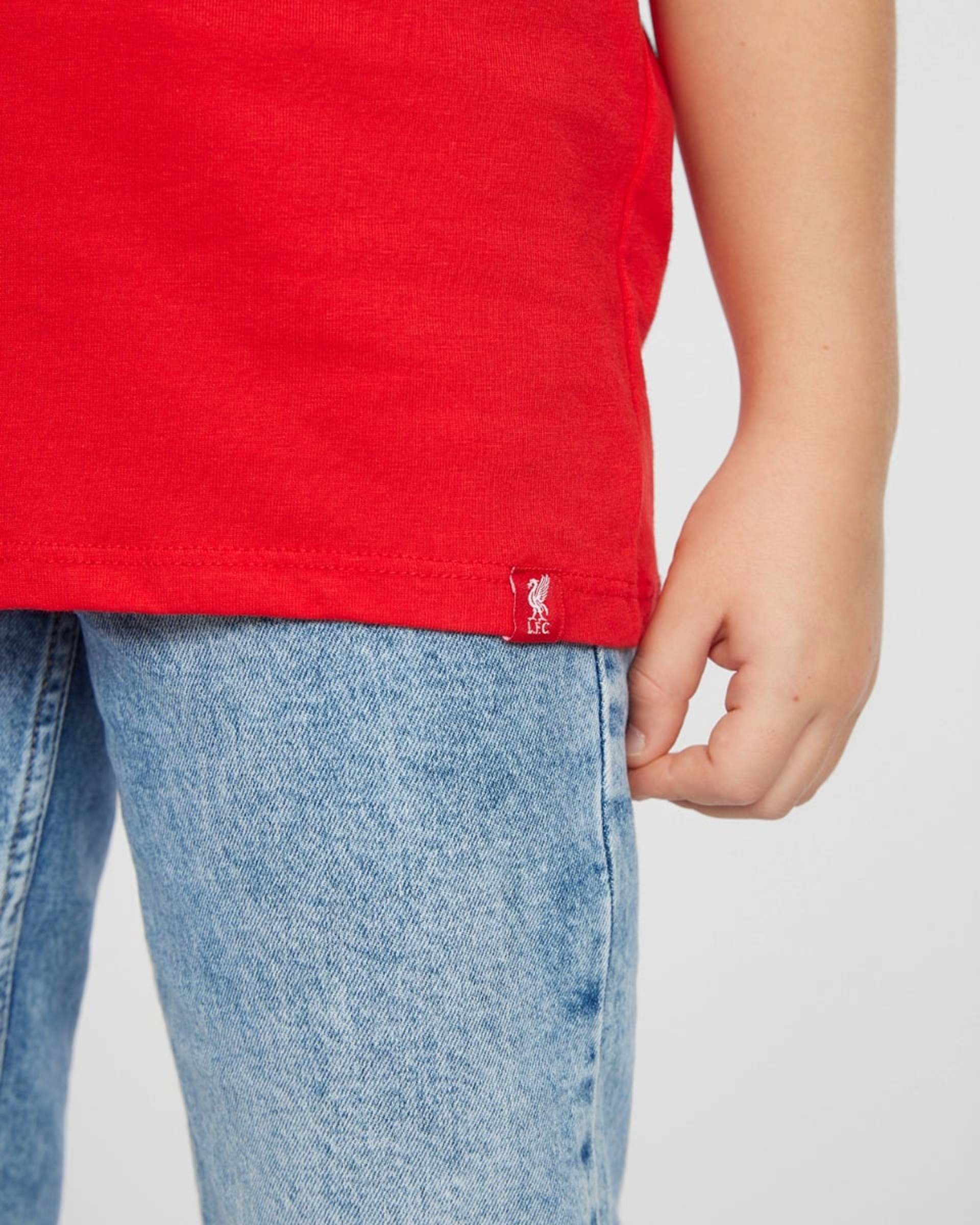 เสื้อยืดปักเด็กทารก LFC Liverbird สีแดง - Image 3