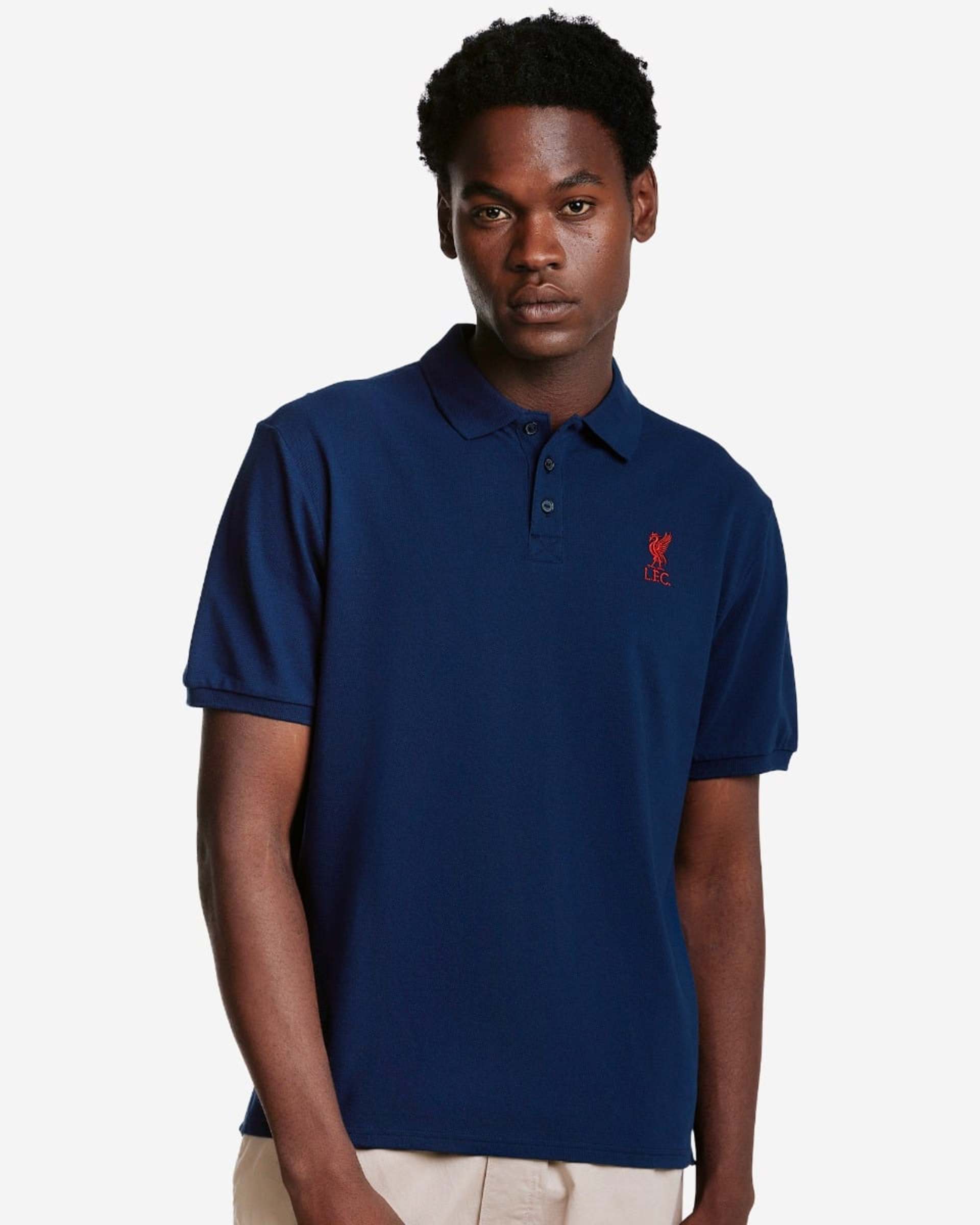 เสื้อโปโลบุรุษ LFC Conninsby สีกรมท่า - Image 1