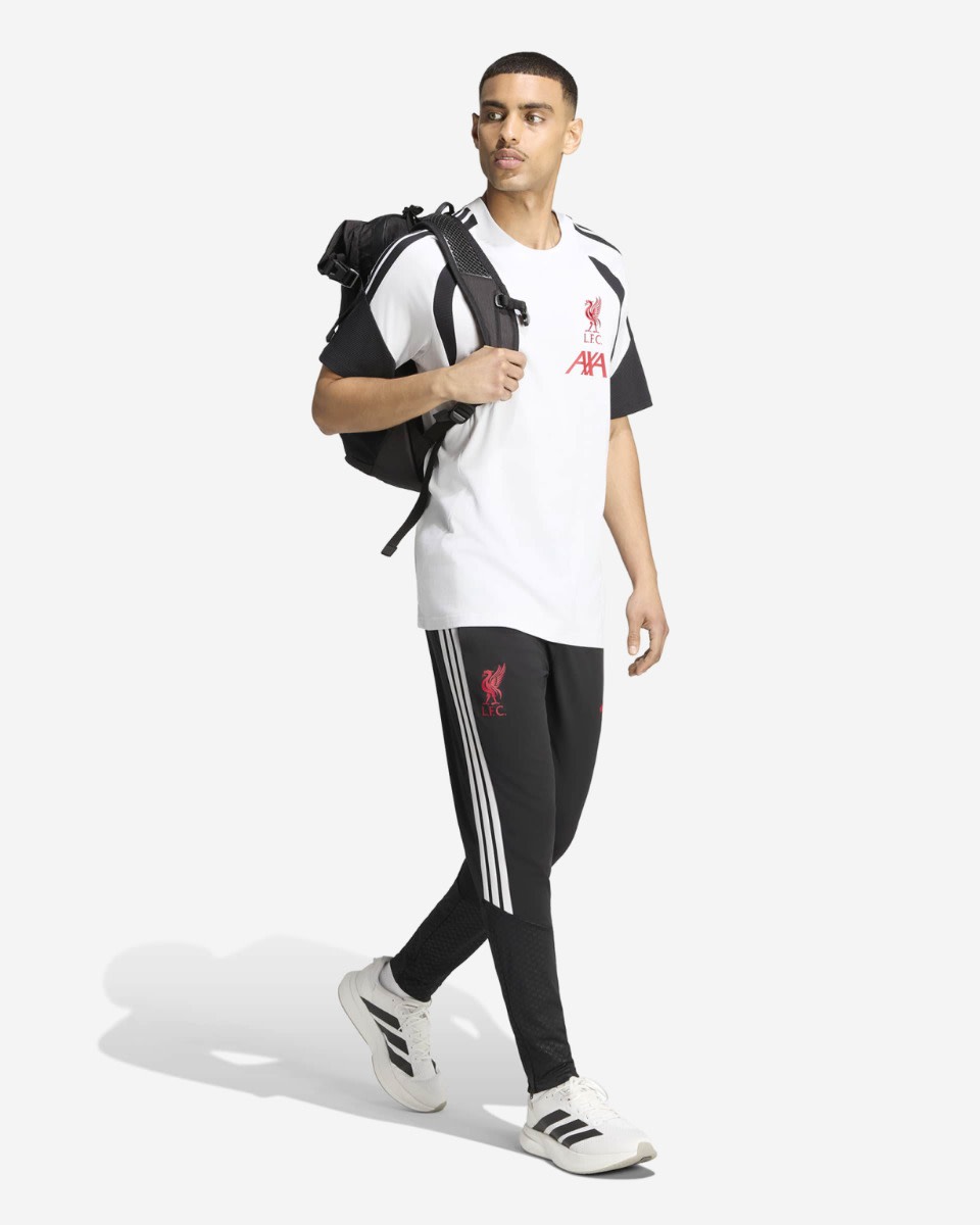 LFC 阿迪达斯男士 26/27 Tiro 纯棉 T 恤 Dash Grey - Image 4