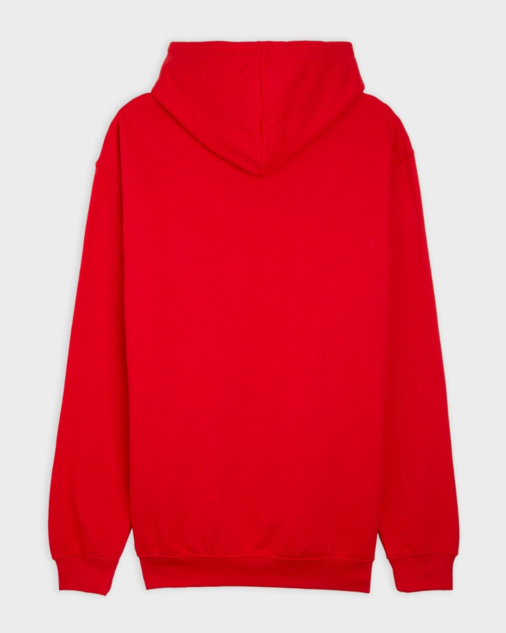 LFC Crest Personalisierbarer roter Kapuzenpulli - Image 4
