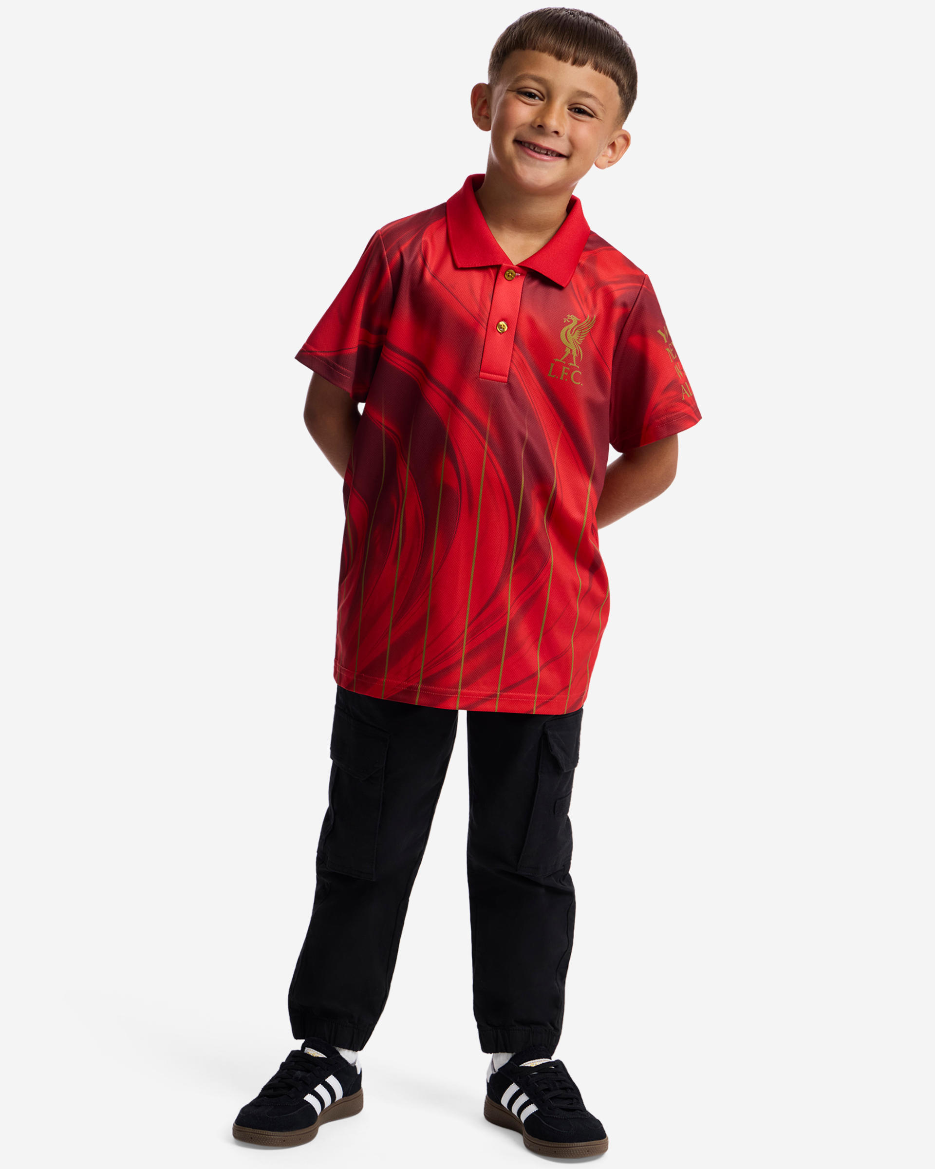 Camiseta con dardos LFC X Unicorn Juniors, color rojo - Image 2