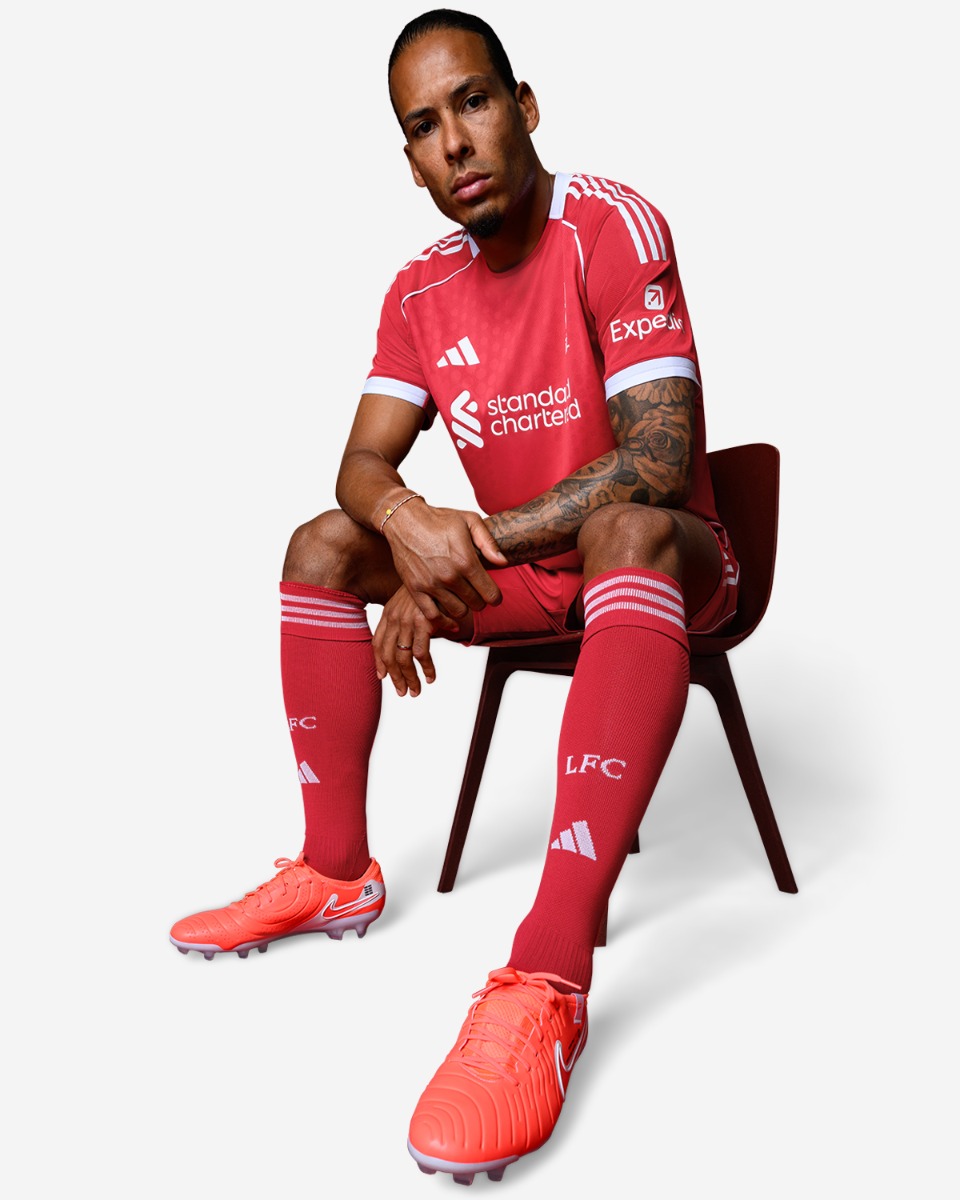 LFC adidas Mens 25/26 Authentic Home Jersey