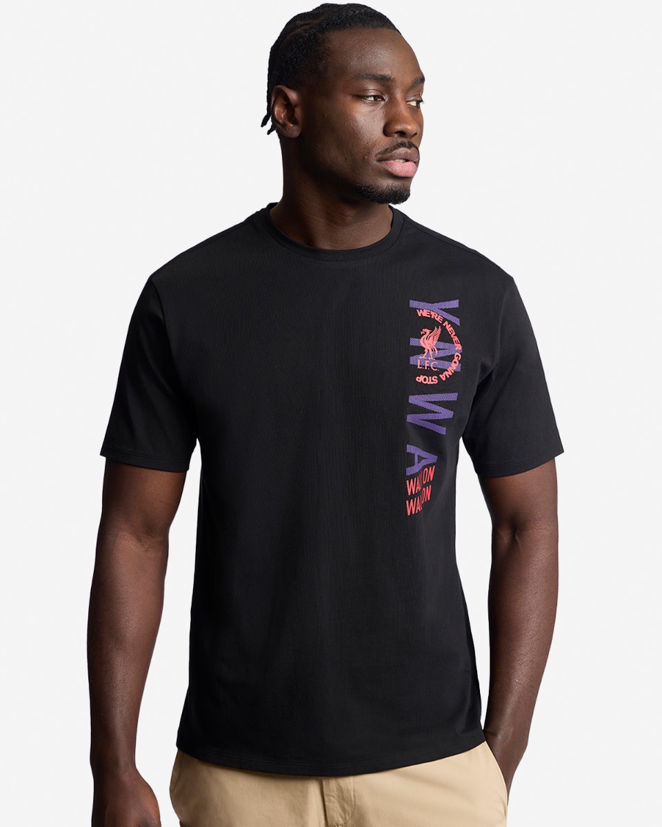 LFC YNWA Herren-T-Shirt Schwarz - Image 2