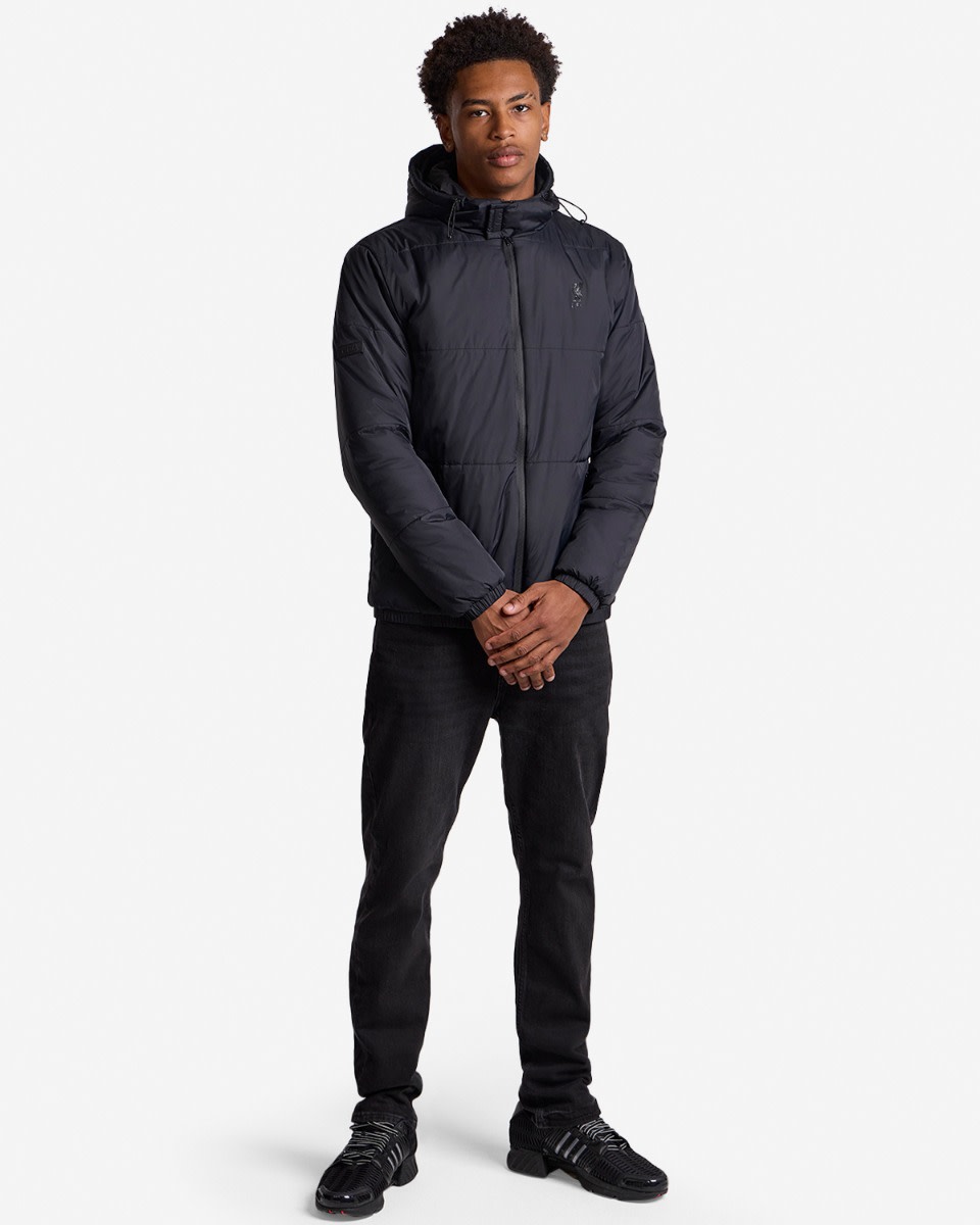 LFC YNWA Puffa Herrenjacke Schwarz - Image 4