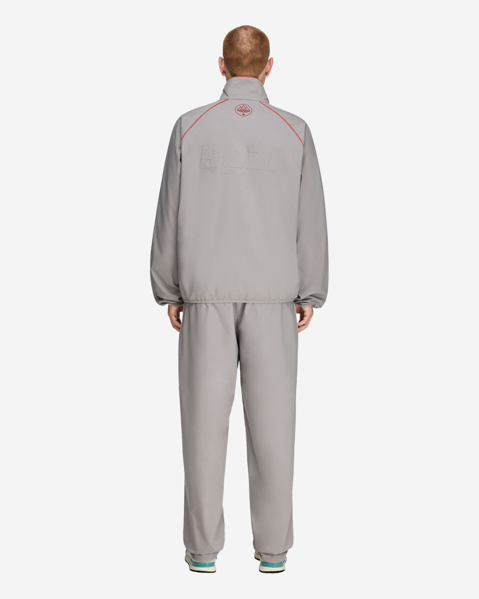 LFC アディダス SPZL メンズトラックトップダブグレー - Image 4