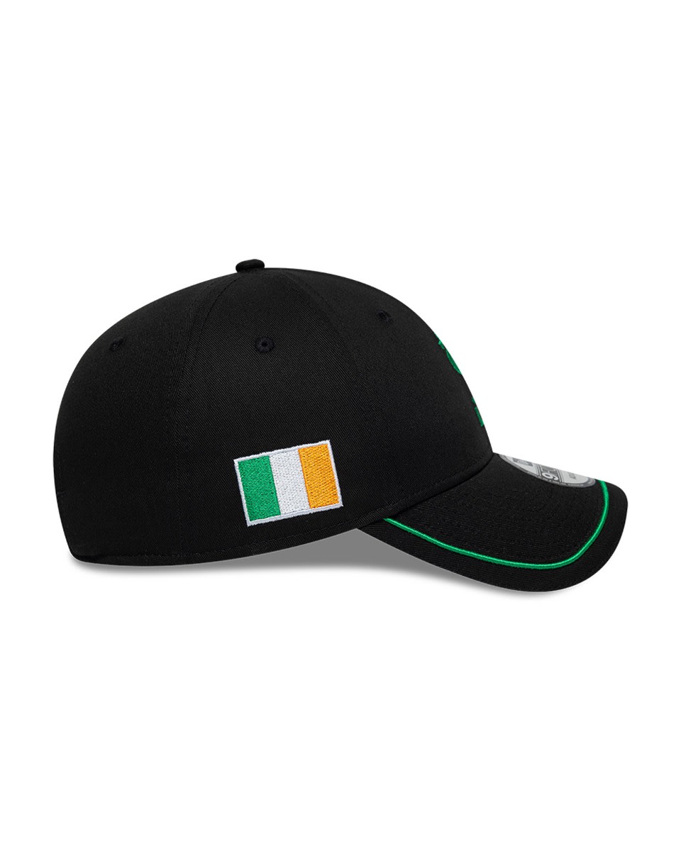 LFC New Era Adults 9FORTY Irland Kasket Sort - Image 4