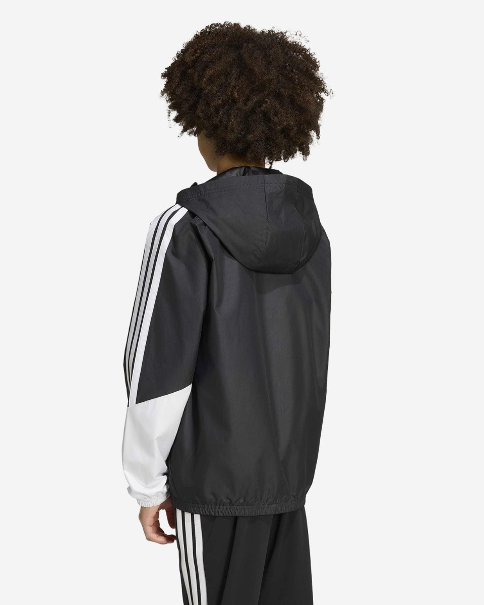LFC adidas Youth 26/27 เสื้อแจ็คเก็ตทุกสภาพอากาศ รุ่น Tiro สีดำ - Image 4