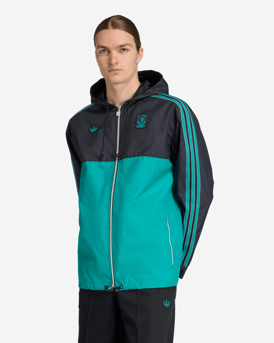 LFC adidas Mens 25/26 Icons Hooded Parka Jacket - Image 1