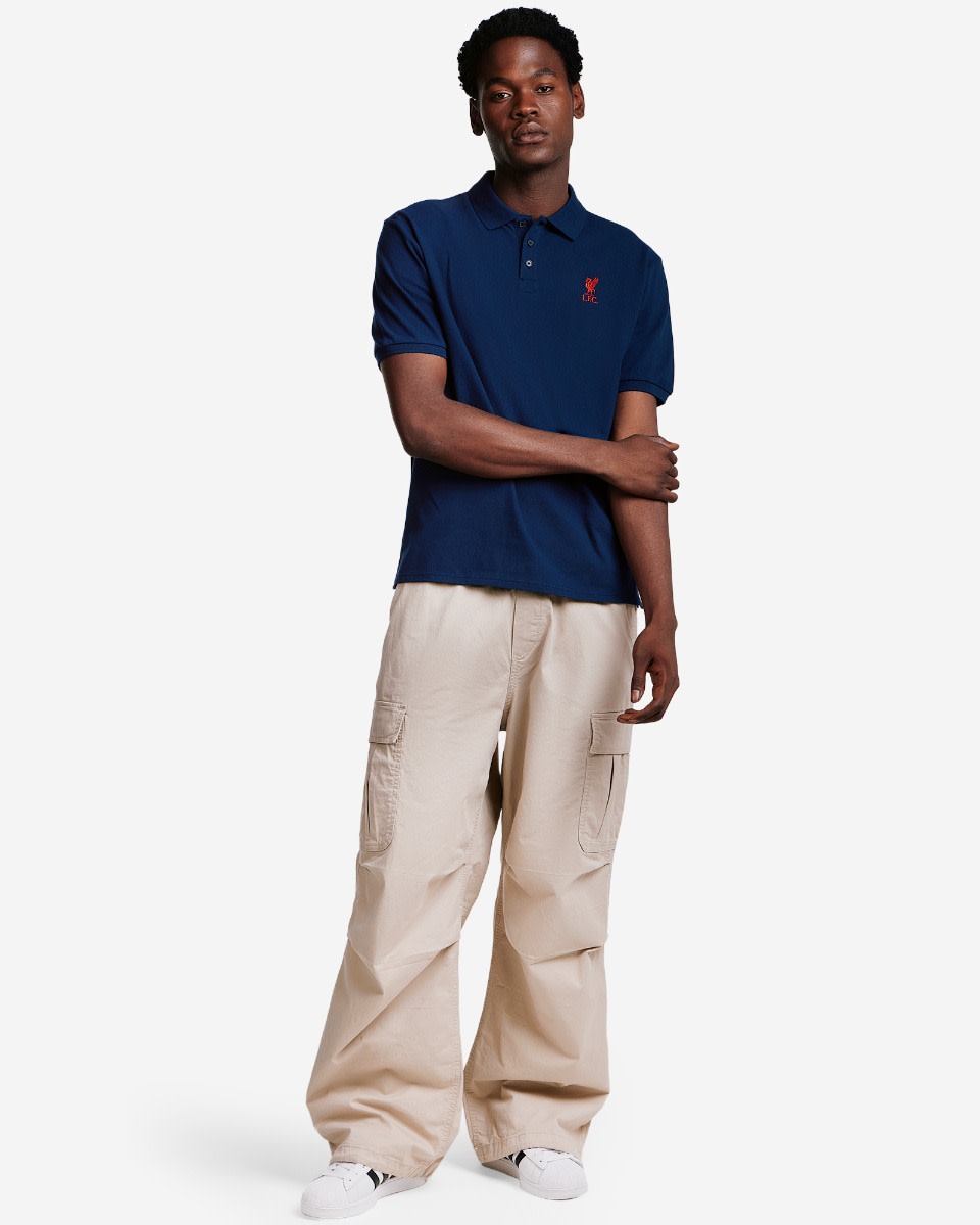 LFC Mens Conninsby Polo Navy - Image 3