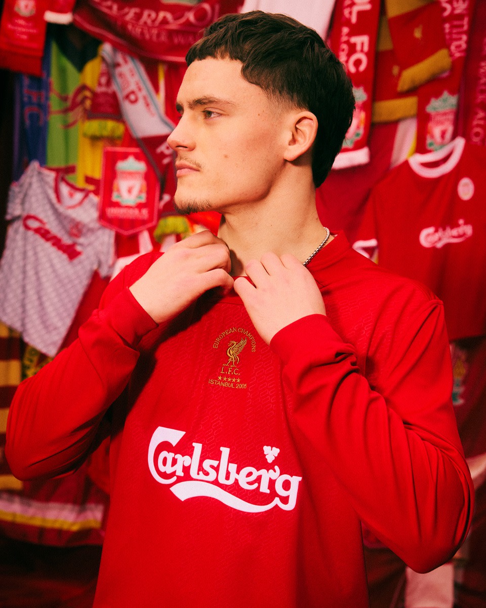 LFC 남성용 레트로 2005 이스탄불 긴소매 셔츠 - Image 2