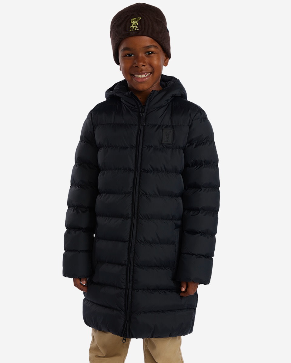 LFC Infants Long Puffa Jacket Black - Image 1