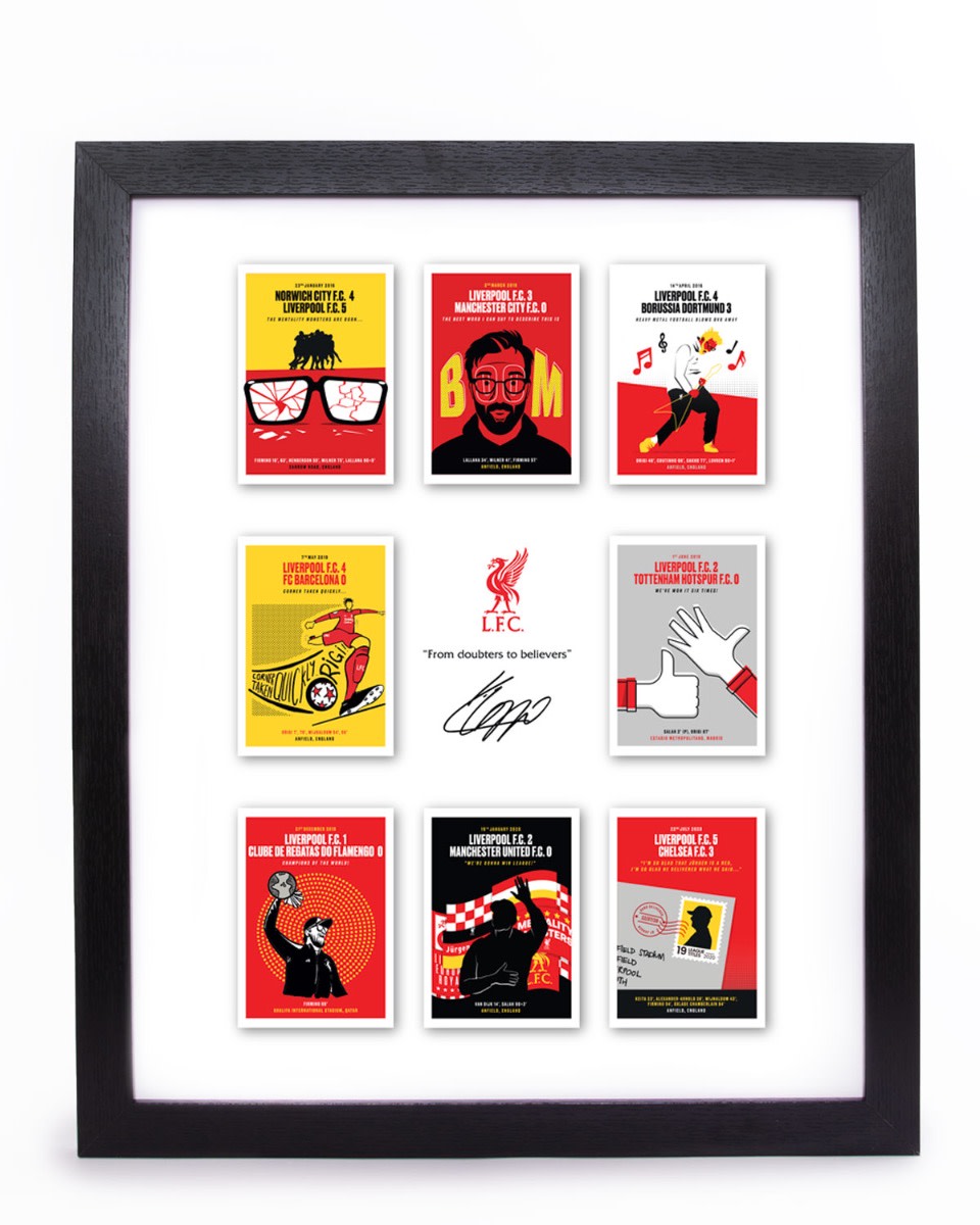 LFC Jürgen Klopp gerahmtes Bild, 40 cm x 50 cm - Image 1