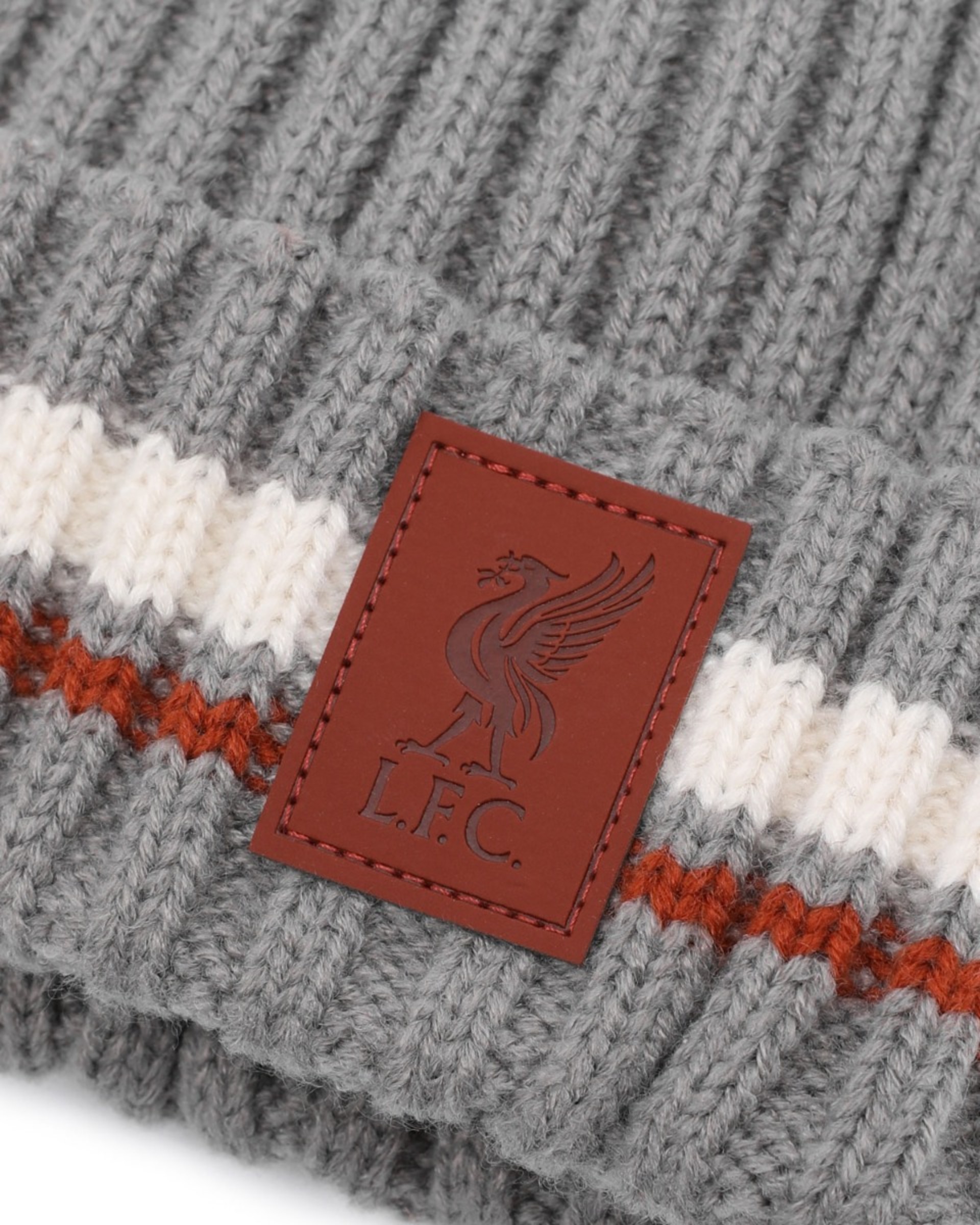 Bonnet côtelé gris LFC Juniors - Image 2