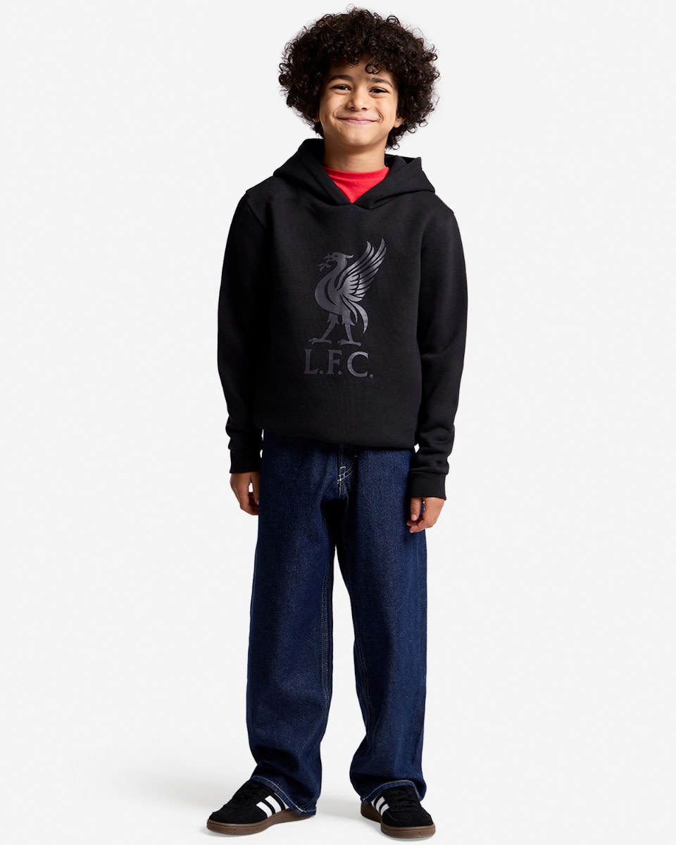 LFC Juniors Liverbird Hættetrøje Sort - Image 3
