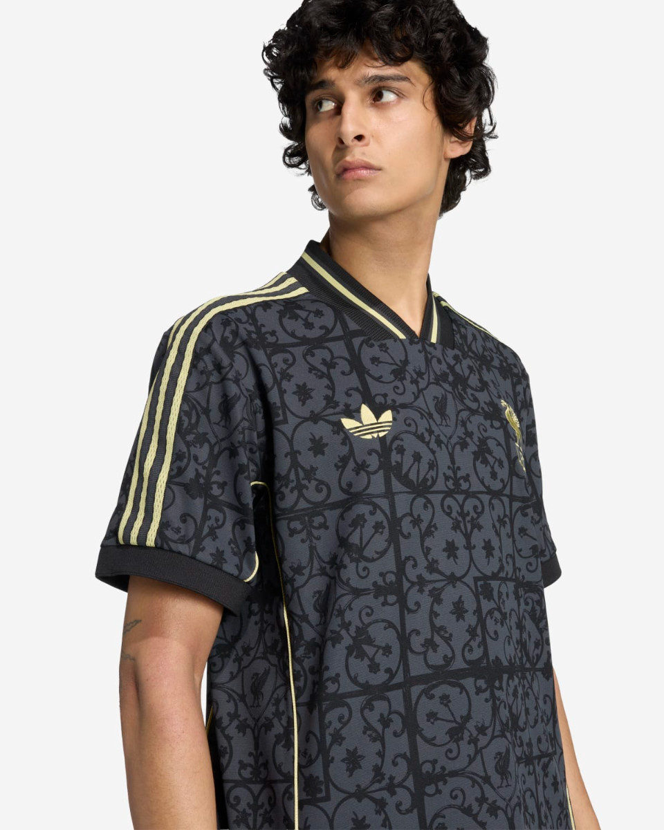 LFC adidas Herr 25/26 LFSTLR Tee Svart & Guld - Image 4