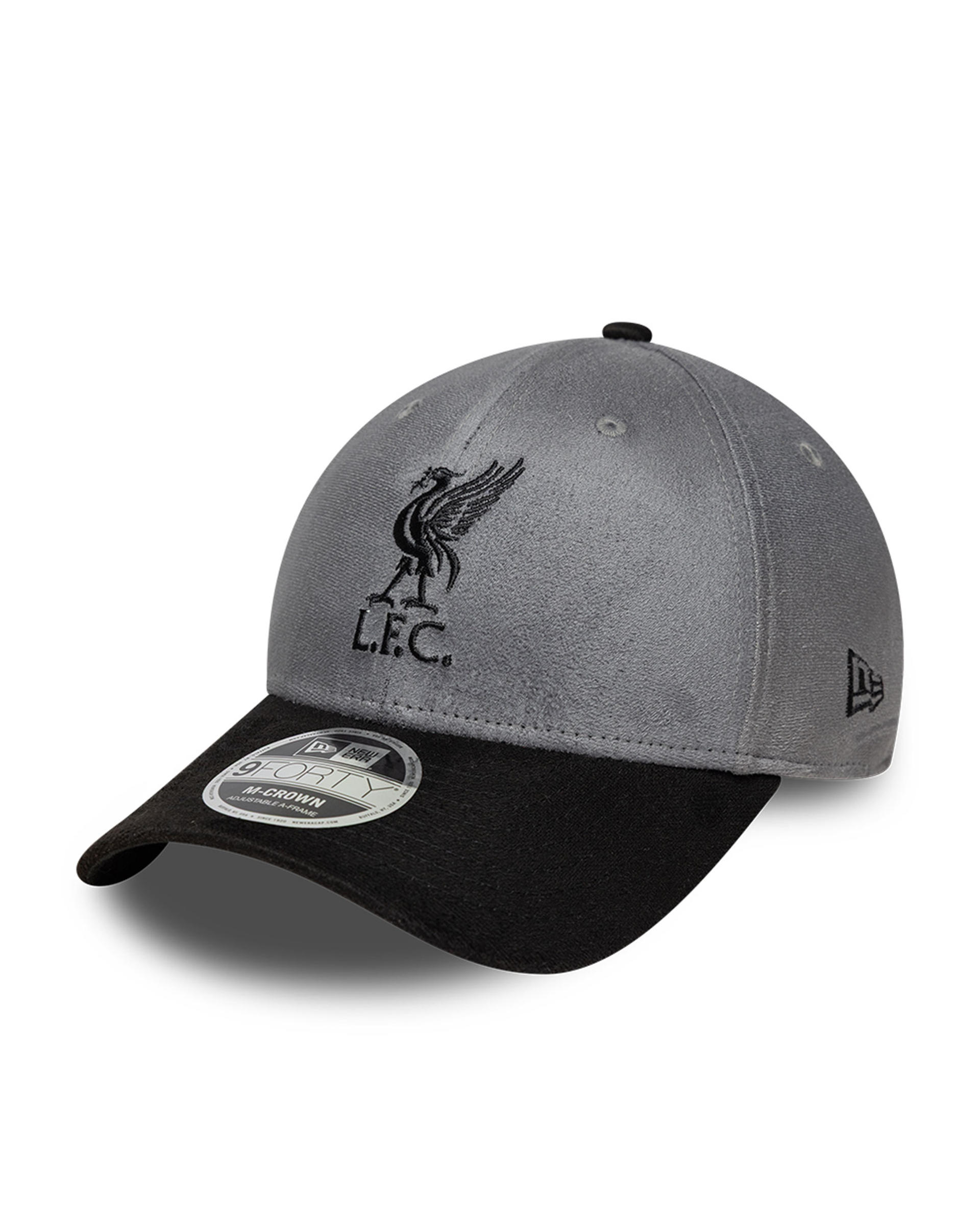 Casquette en daim LFC New Era 9Forty pour adultes, graphite - Image 1