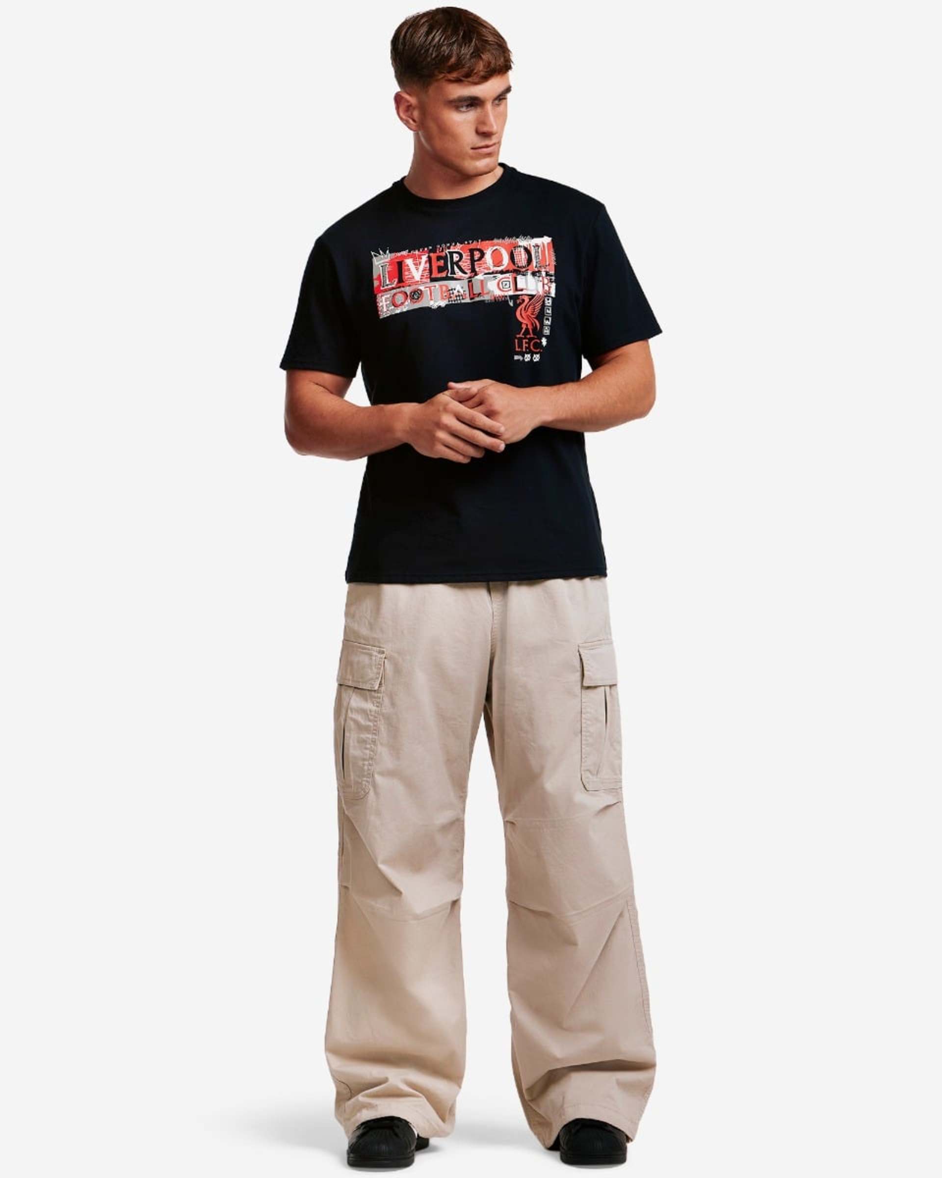 T-shirt Graffiti LFC pour hommes, noir - Image 1