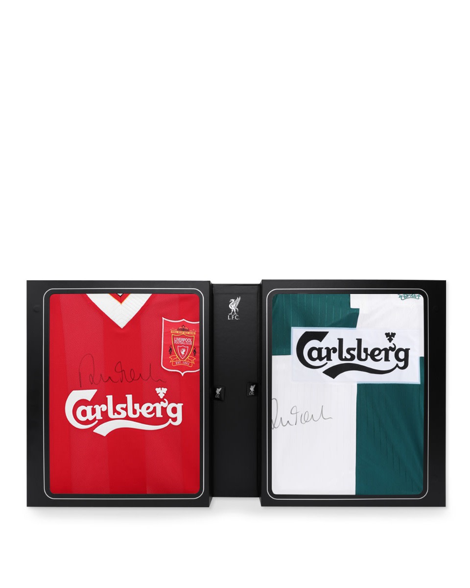 LFC Signerad 95/96 Fowler dubbelboxad skjorta - Image 1