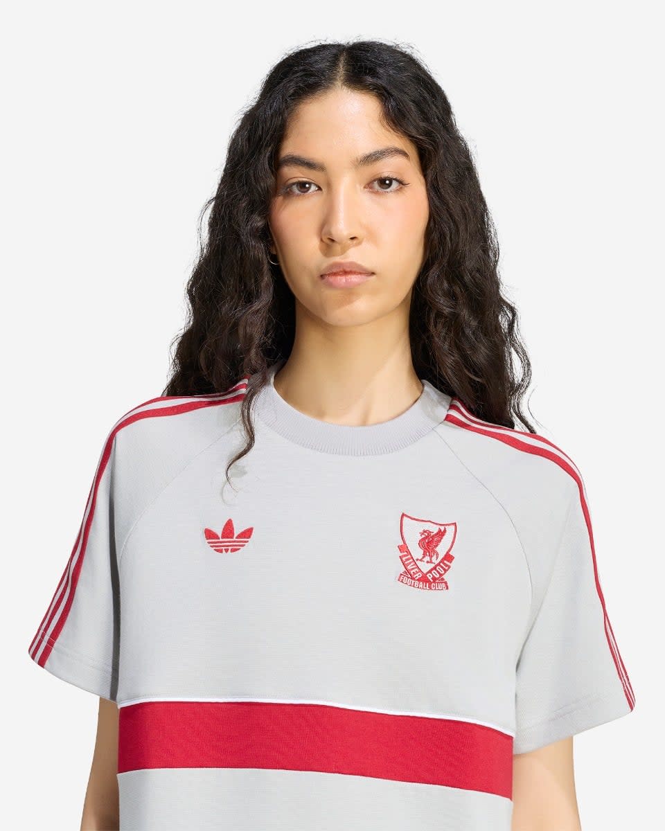 LFC 아디다스 여성용 26/27 오리지널 드레스 그레이 - Image 4