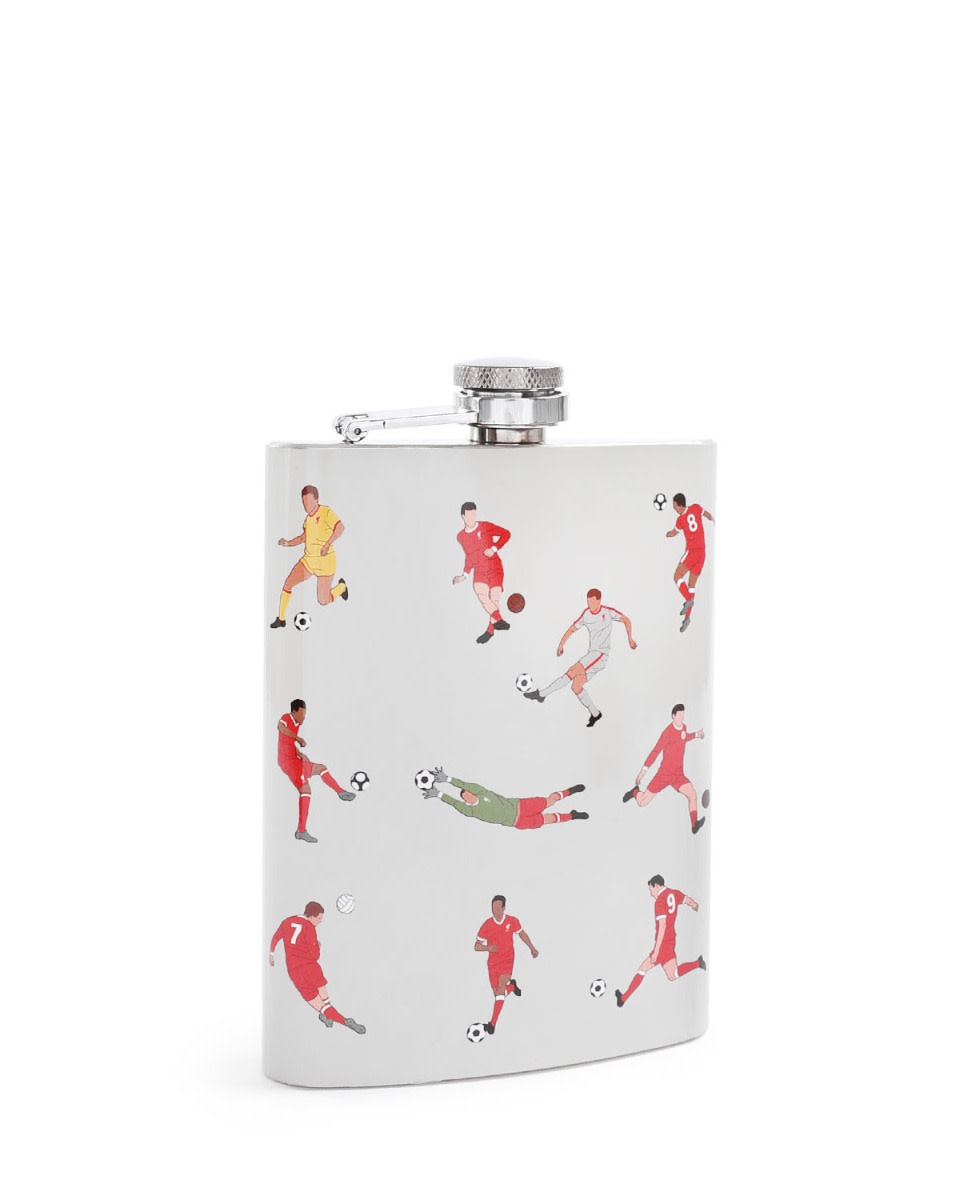 LFC Football Print Hip Flask - Image 1