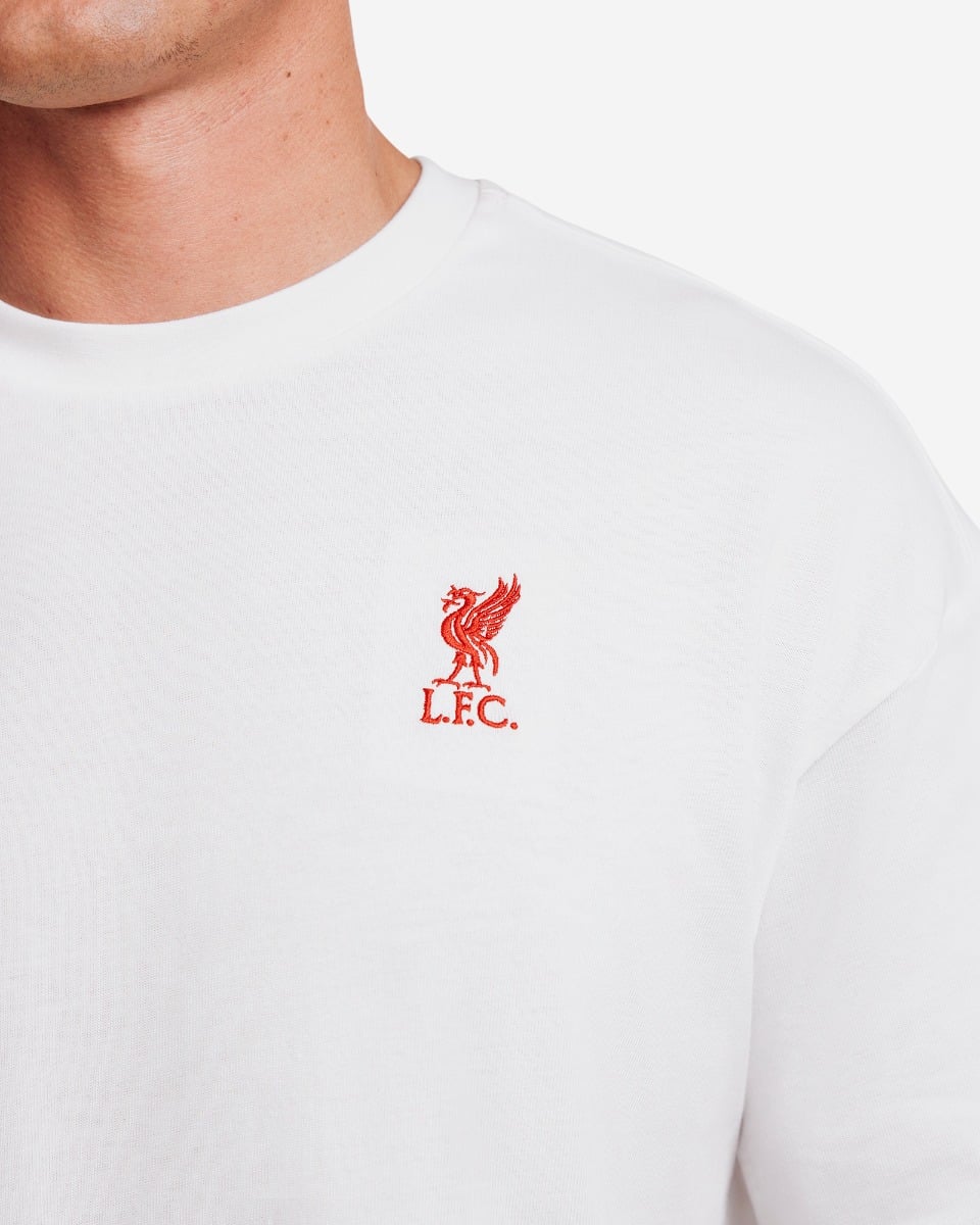 LFC Liverbird Emblem T-Shirt für Herren in Übergröße, Weiß - Image 2