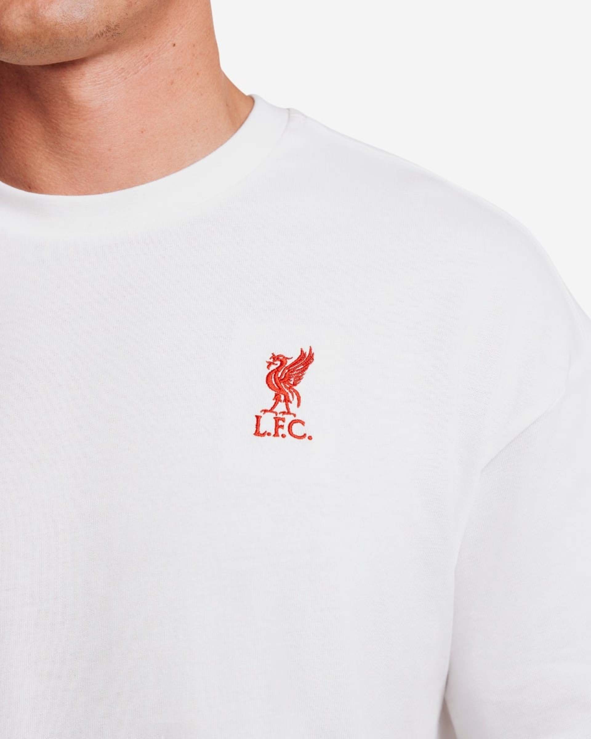 LFC Liverbird Emblem T-Shirt für Herren in Übergröße, Weiß - Image 2