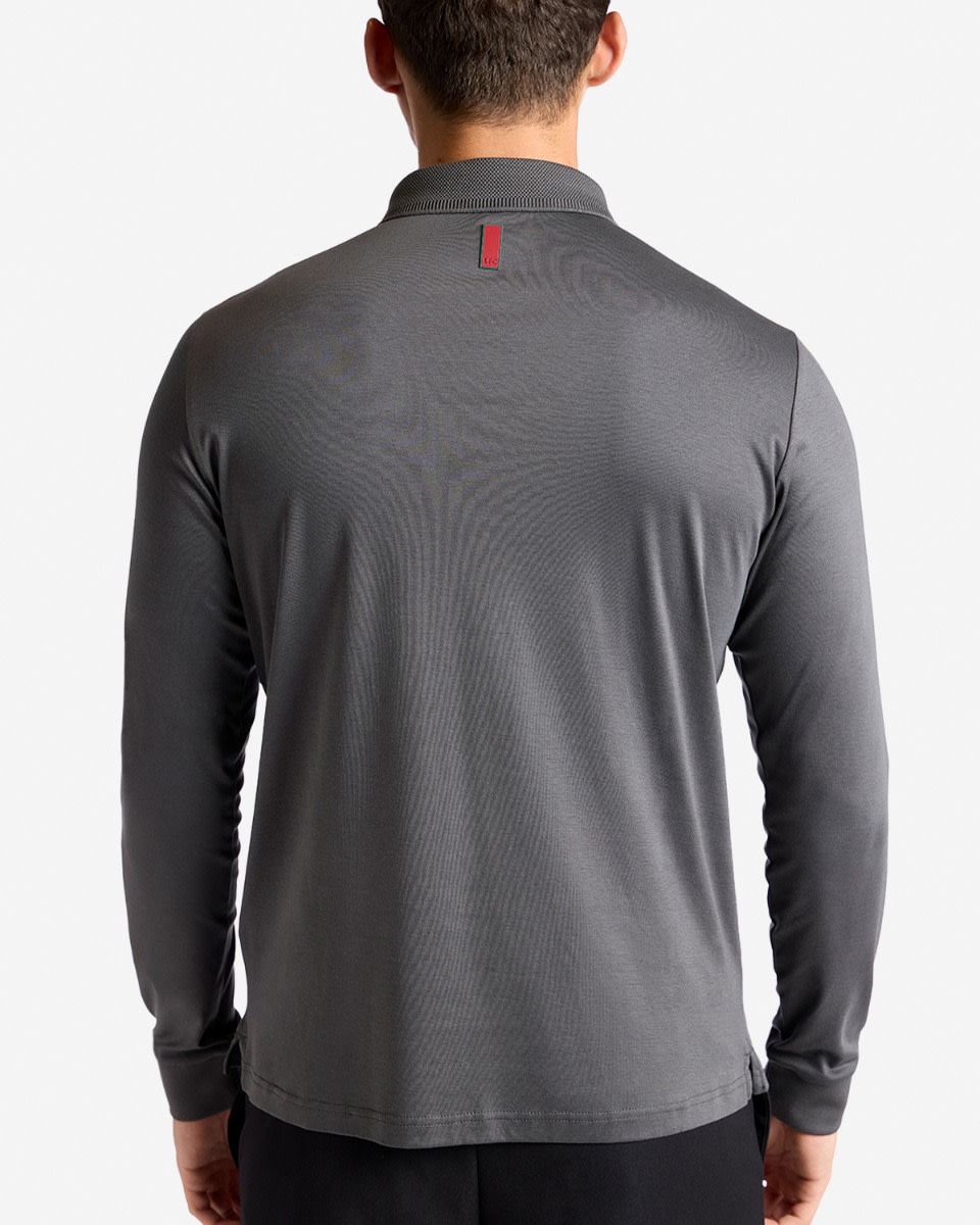 LFC Firma เสื้อโปโลแขนยาวชายชาร์โคล - Image 2
