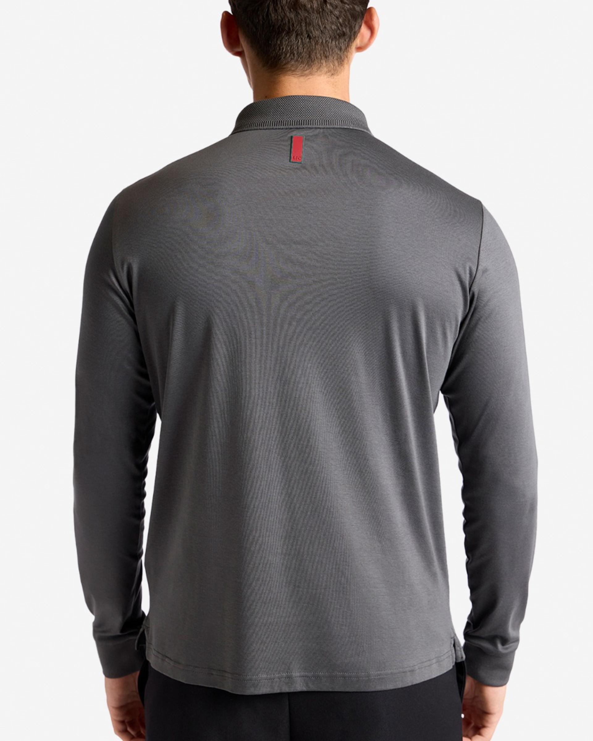 LFC Firma Herre Langærmet Polo Charcoal - Image 2
