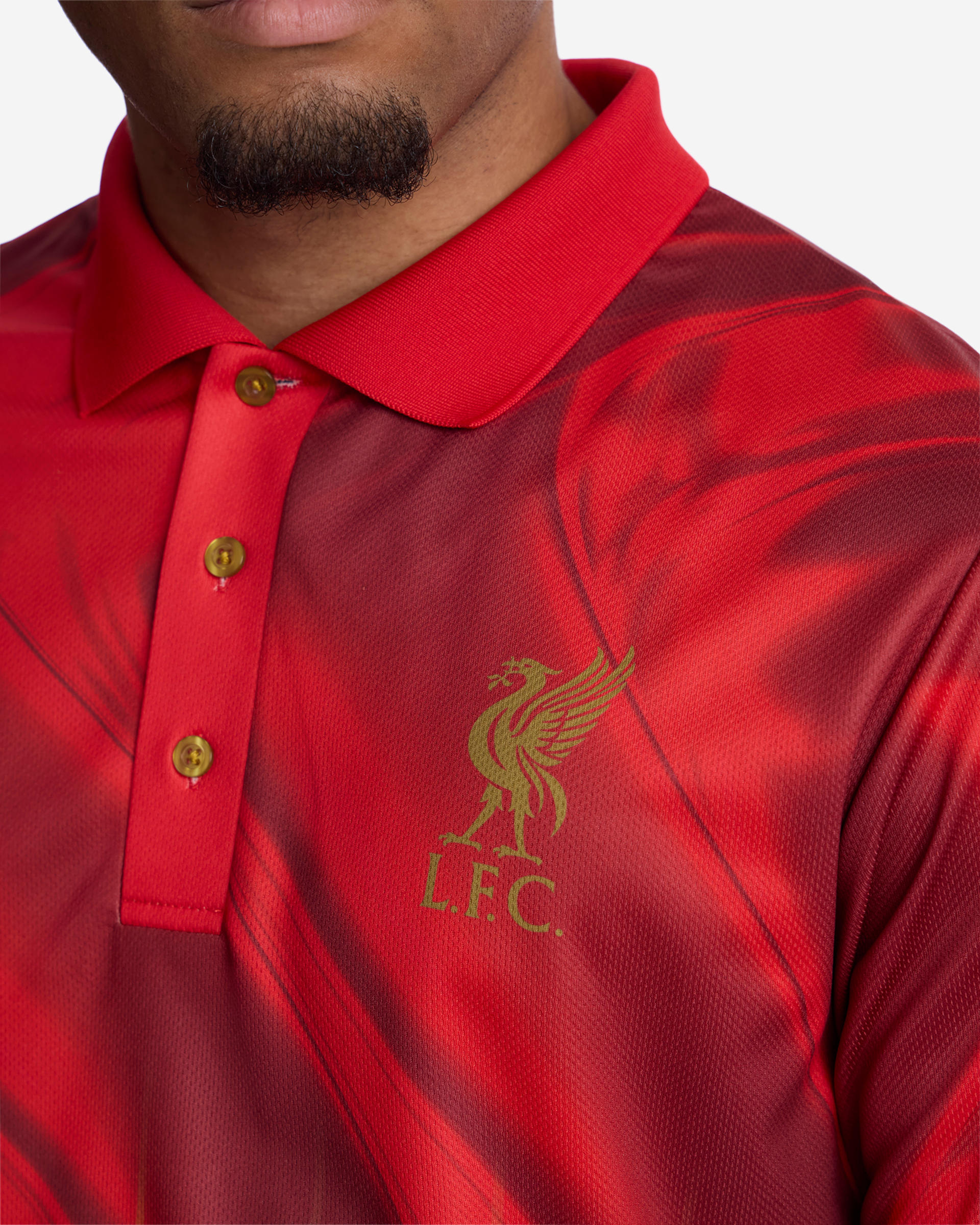 Camisa con dardos LFC X Unicorn para hombre, color rojo - Image 4