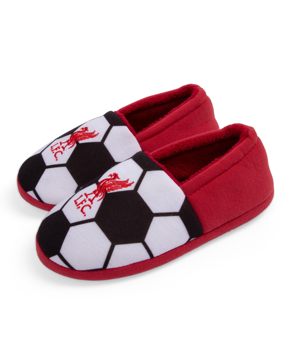 LFC Juniors Boys Football Slippers Red - Image 1