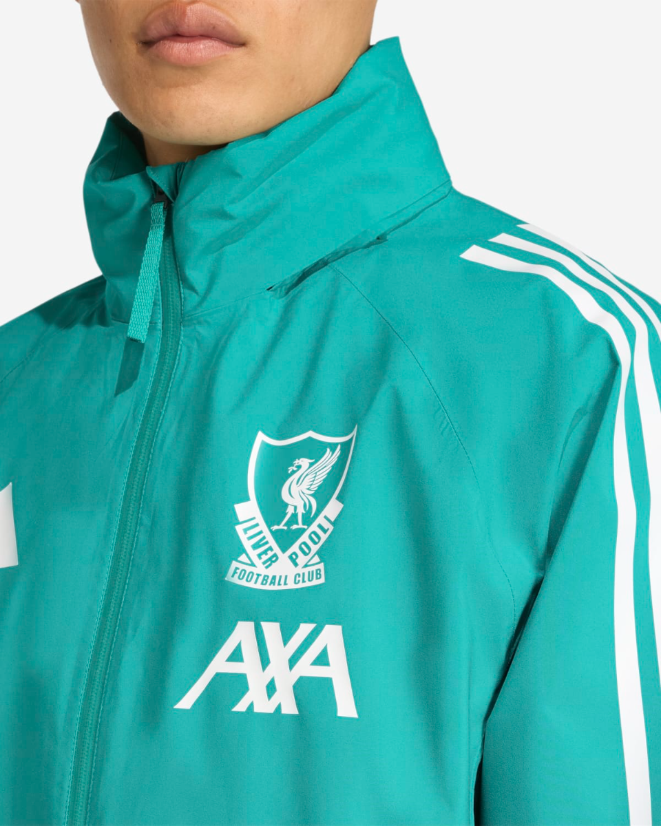 LFC adidas Mens 25/26 European Rain Jacket
