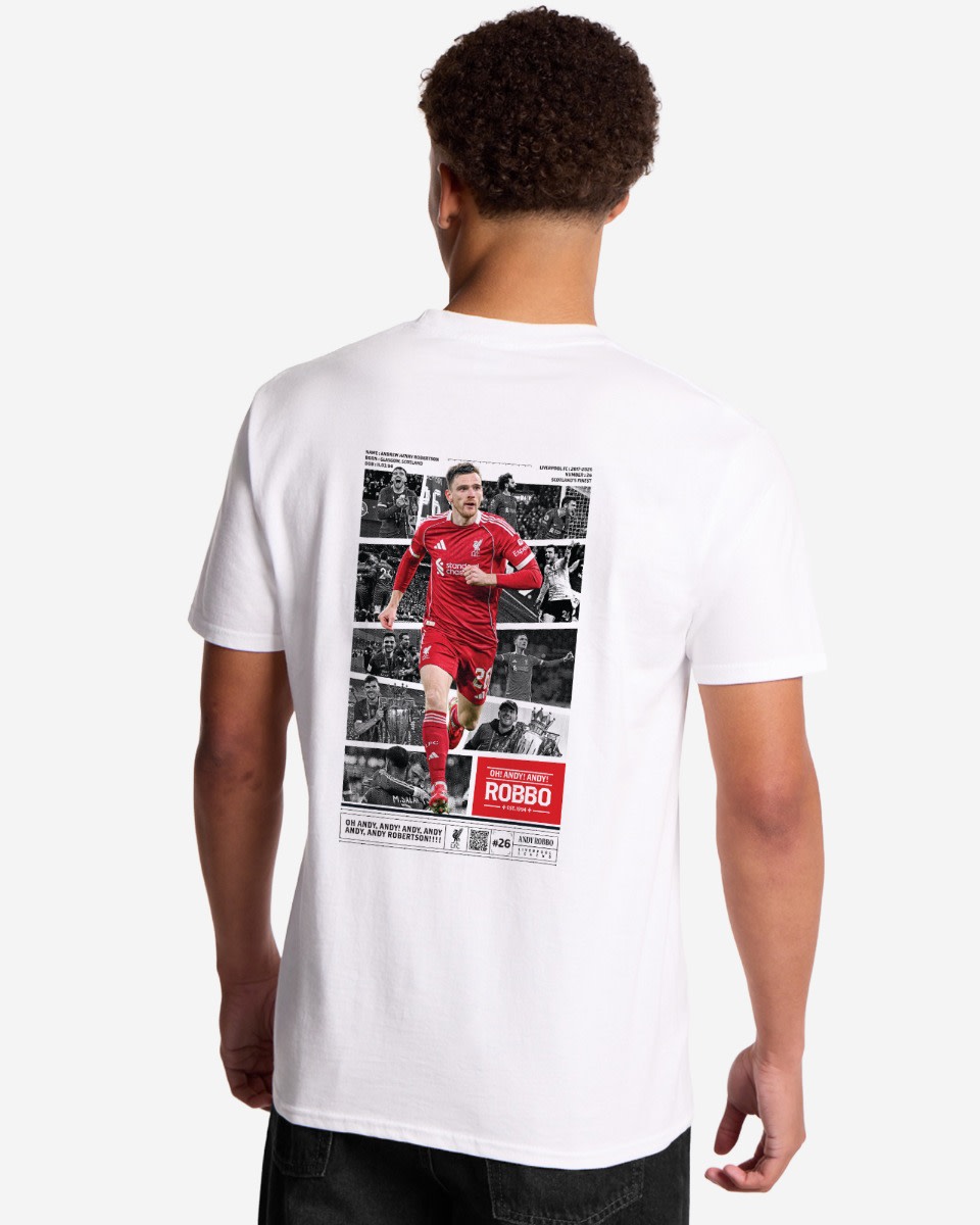 LFC Robertson Montage T-Shirt für Erwachsene, Weiß - Image 1