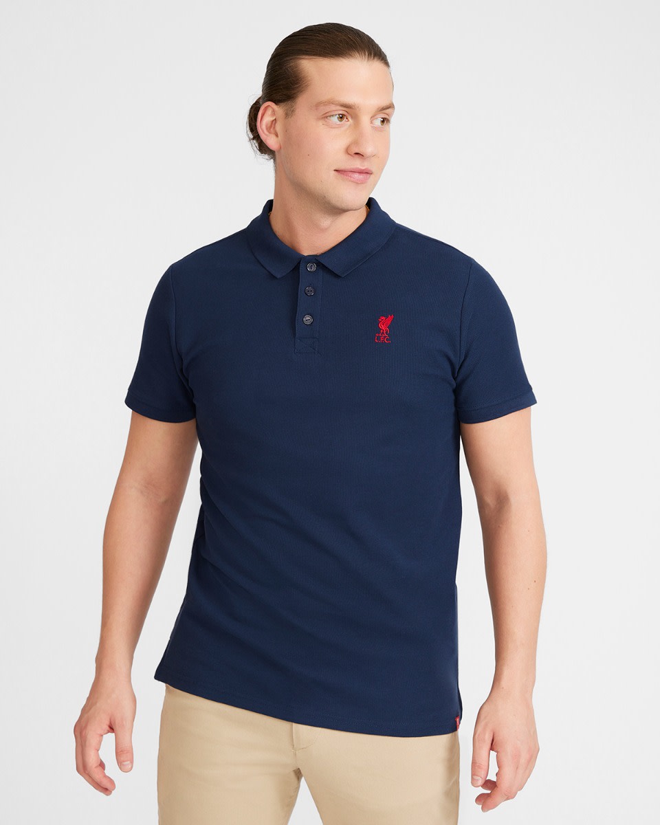 LFC Mens Conninsby Polo Navy - Image 1