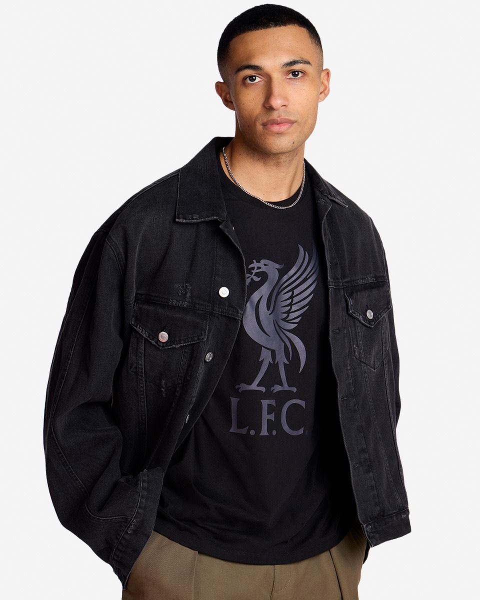 LFC メンズライバーバードTシャツブラック - Image 2