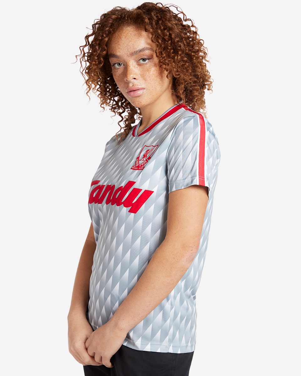 LFC Womens Retro 1989-91 Away Shirt - Image 3