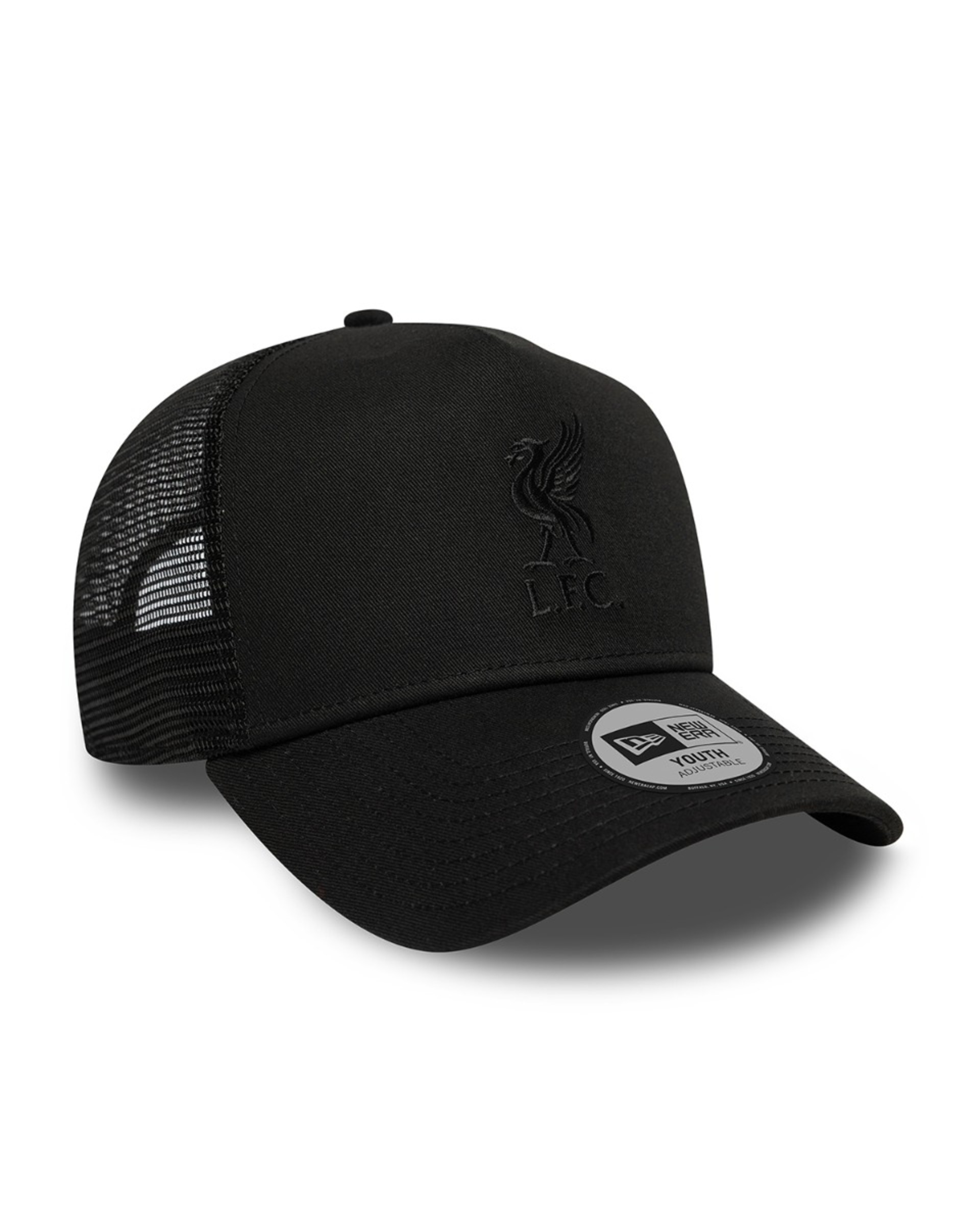 Gorra LFC New Era TRUCKER Tonal para niños, negra - Image 3