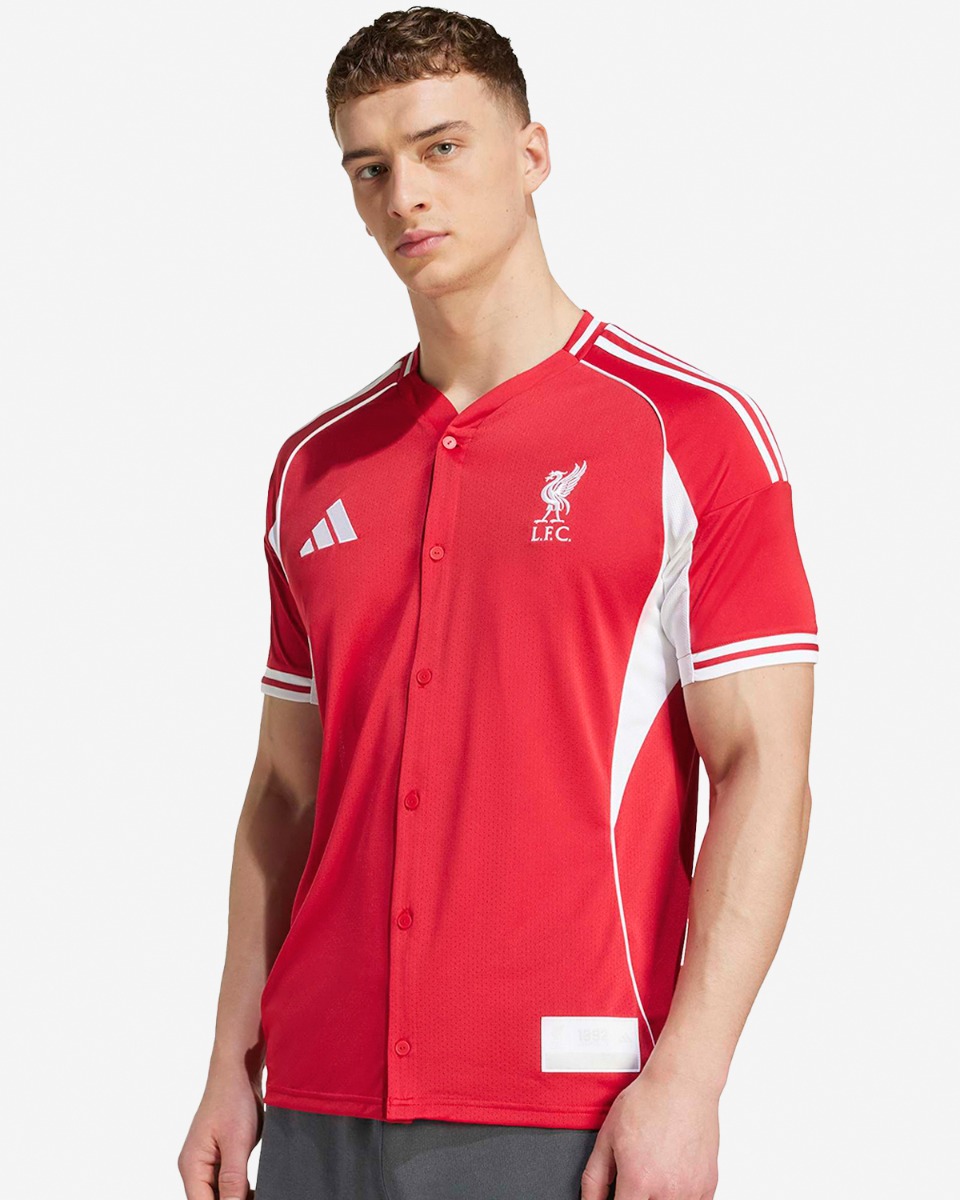 Chemise LFC Adidas 25/26 US Pack pour homme, rouge - Image 1