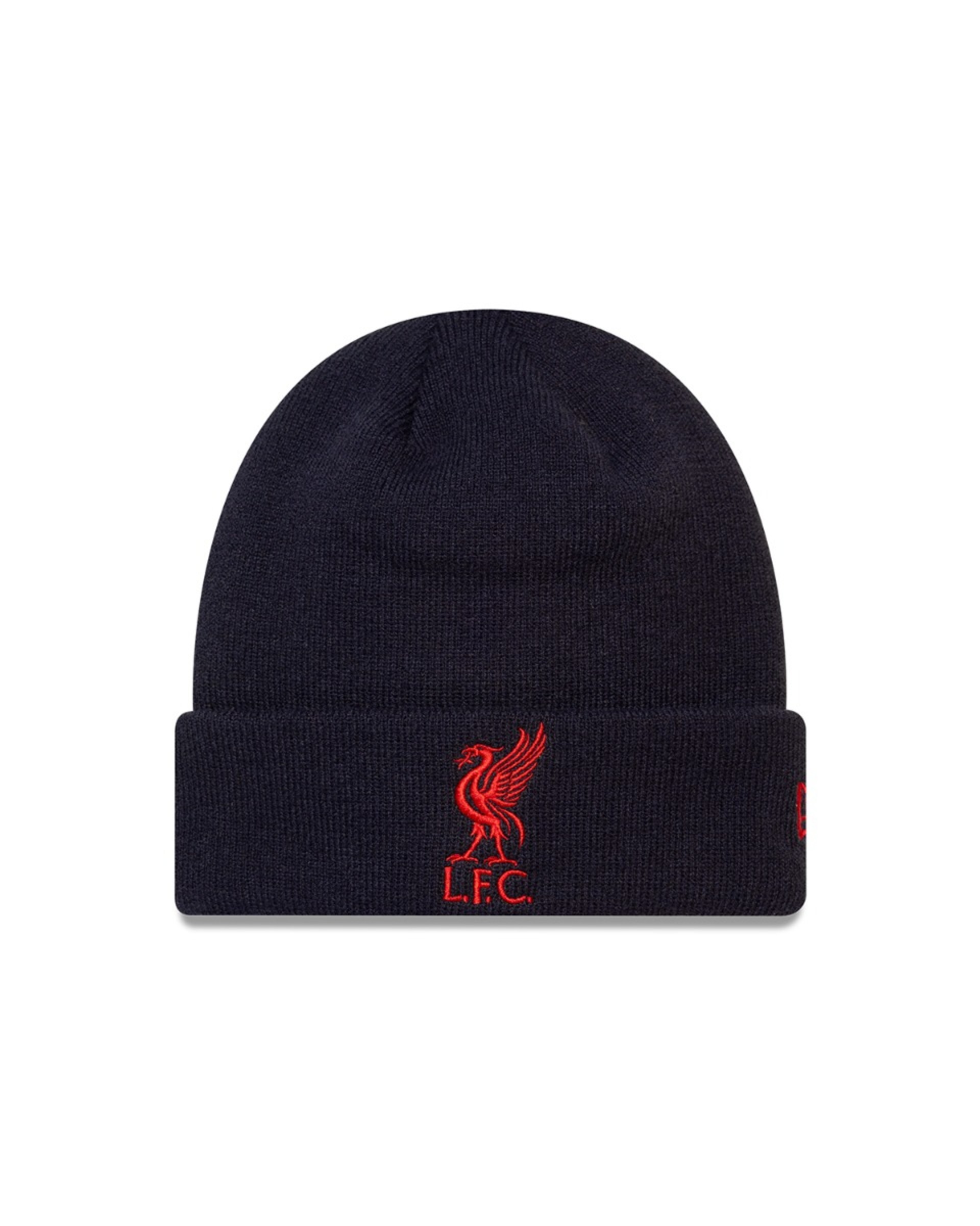 Bonnet en tricot à revers bleu marine LFC New Era Core - Image 1