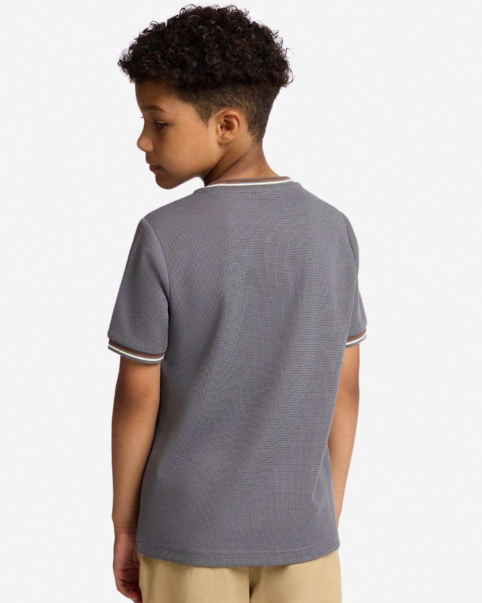 LFC Infants Knitted Cuff Tee Grey - Image 2
