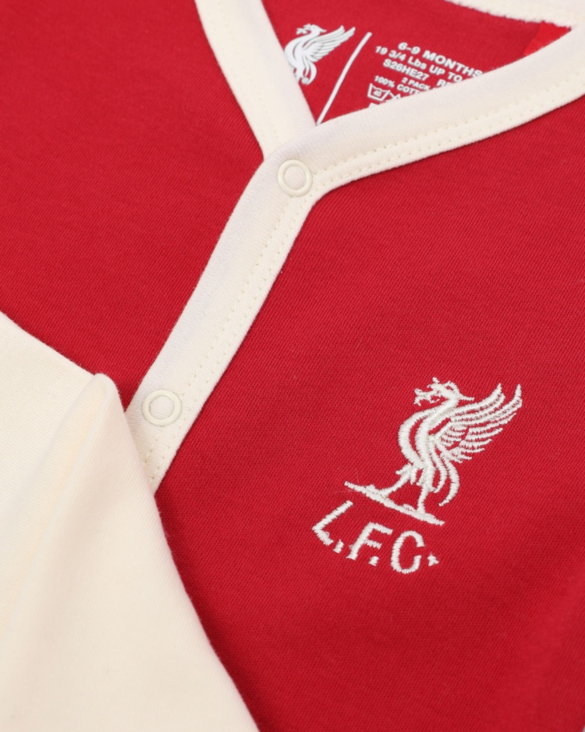 LFC Baby-Schlafanzüge mit Schaft, Rot, 2 Stück - Image 4