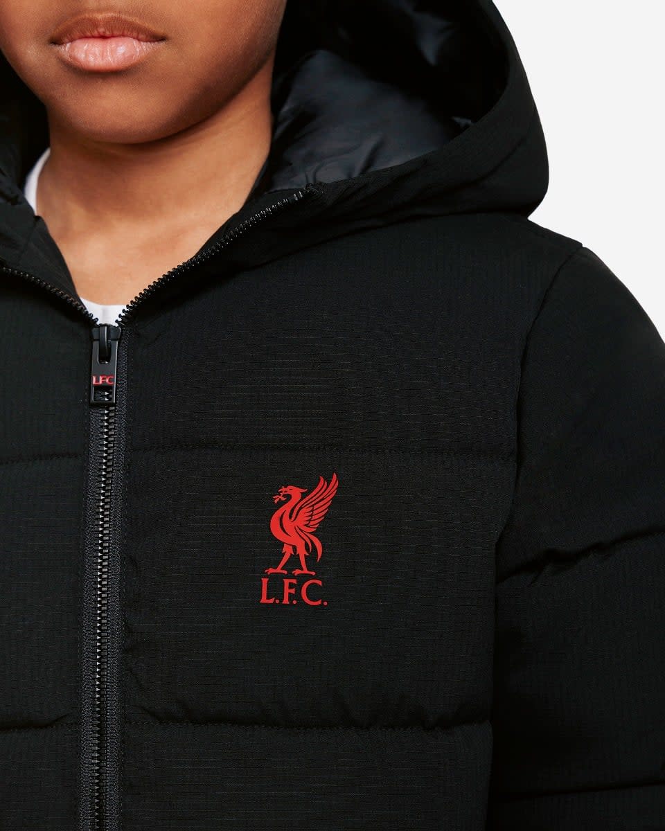 LFC Juniors Puffa Jacket Black - Image 2