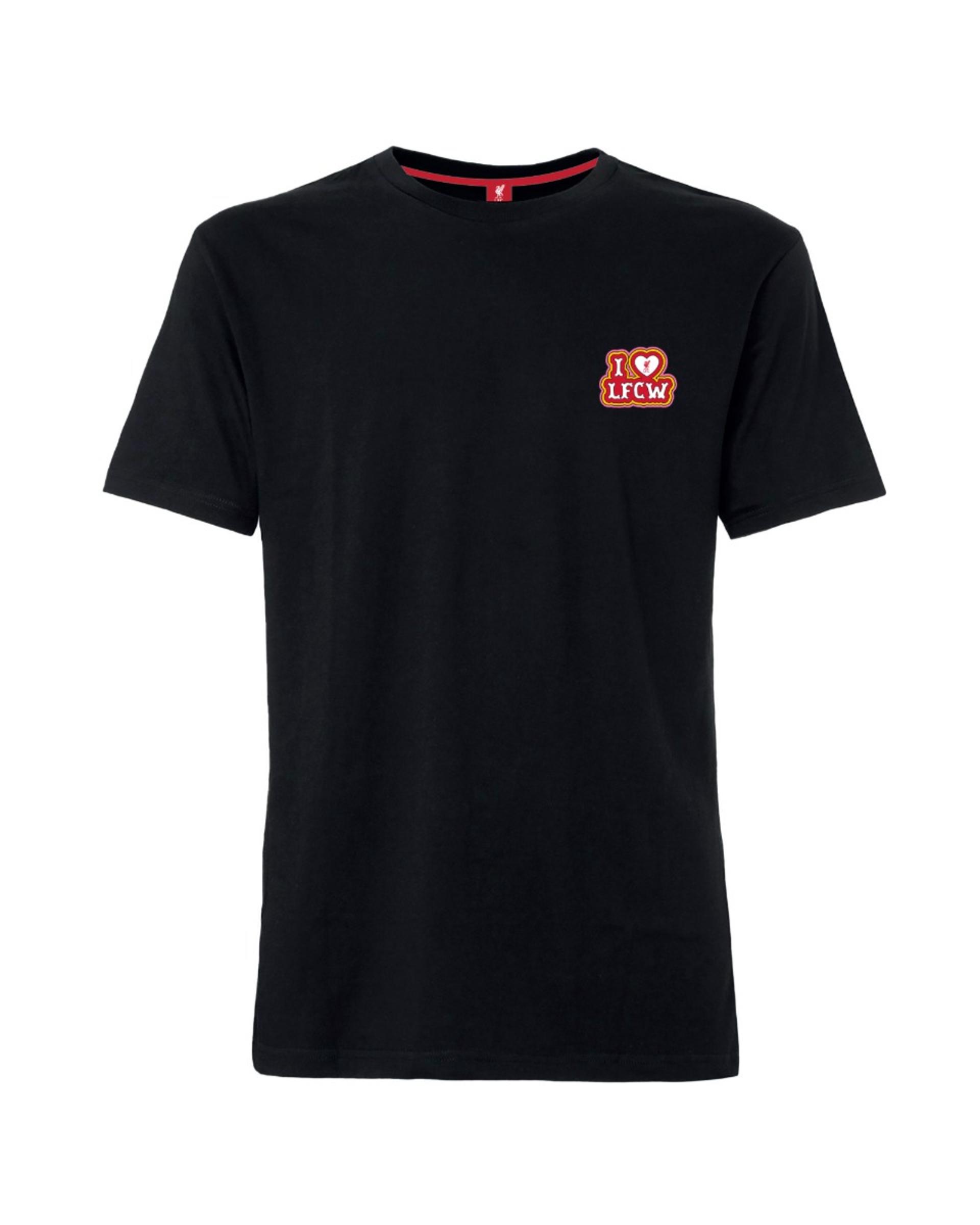 Camiseta LFCW Juniors Heart negra - Image 1