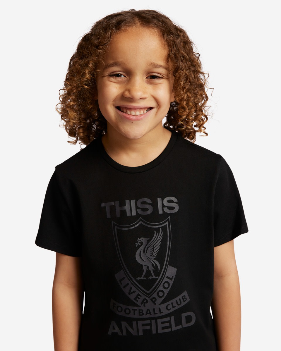 LFC Junior This Is Anfield Black Tee - Image 2