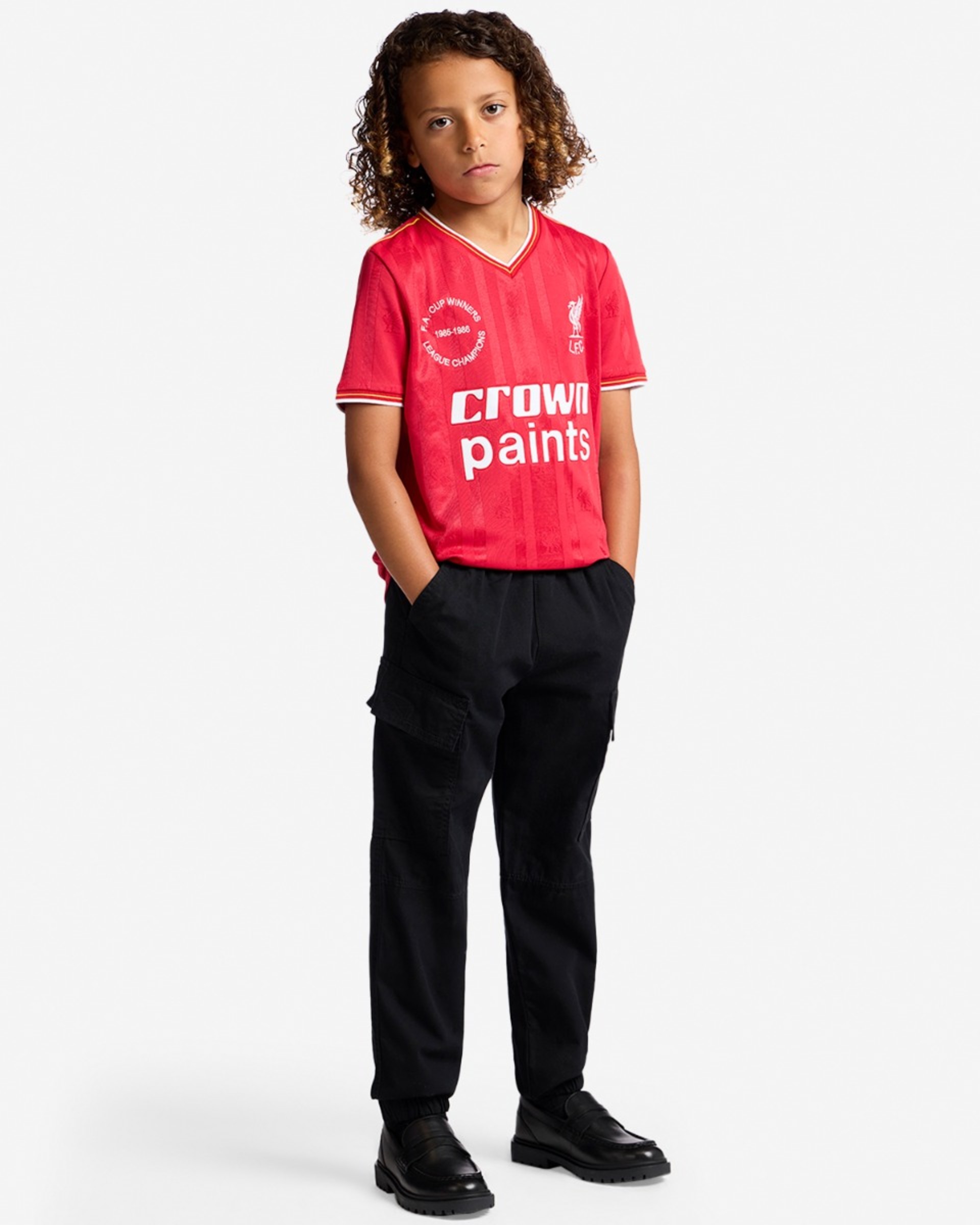 LFC Retro Junior 1986 Hjemmetrøje - Image 3