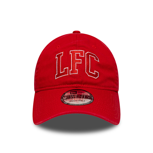 LFC New Era Wordmark Red 9TWENTY Adjustable Cap - Image 3