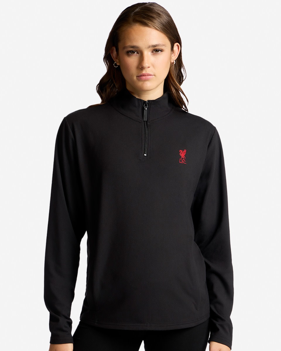 LFC Kvinnors 1/4 Zip Fleece Svart - Image 1